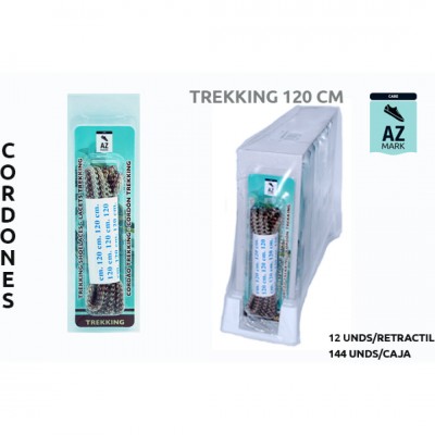 CORDÓN BOTAS TREKKING 120CMS BICOLOR 2UDS