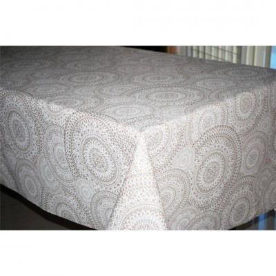 MANTEL LONETA BASILEA GRIS ANCHO 140CM (€/M)