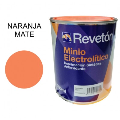 MINIO ELECTROLÍTICO REVETON 750ML NARANJA