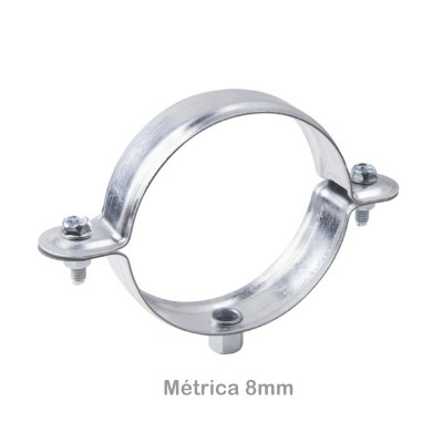 ABRAZADERA GALVANIZADA 110MM M8MM