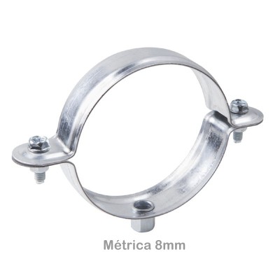 ABRAZADERA GALVANIZADA 125MM M8MM