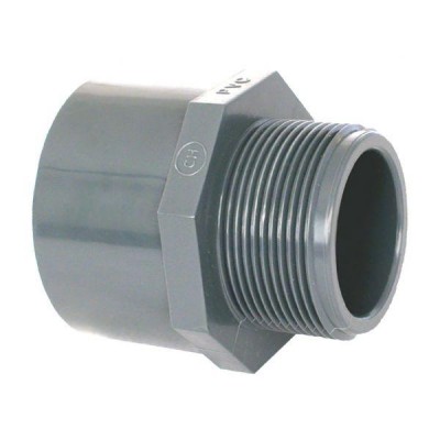 TERMINAL MIXTO PVC PRESIÓN 40MM X MACHO 11/4" PEGAR-ROSCAR