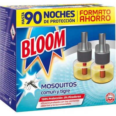 BLOOM INSECTICIDA ELÉCTRICO RECAMBIO 2X18ML MOSQUITOS