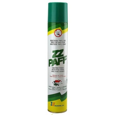 INSECTICIDA ZZ PAFF SP HOGAR-PLANTAS 750ML