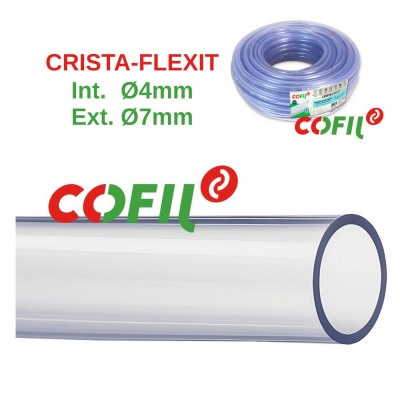 GOMA TUBO CRISTAL Ø4X7MM (€/M)
