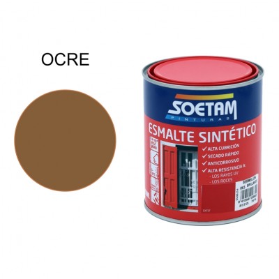 SOETAM ESMALTE SINTÉTICO OCRE BRILLANTE 250ML