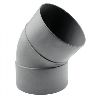 CODO PVC MACHO-HEMBRA 45º 160MM
