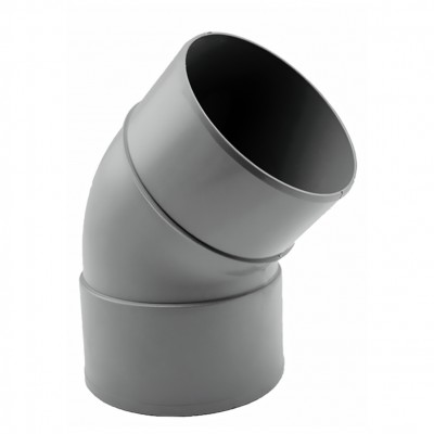 CODO PVC MACHO-HEMBRA 45º 125MM