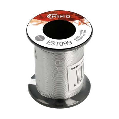 ESTAÑO ELECTRÓNICA 0,5MM 60%Sn/40%Pb 100GR EST099