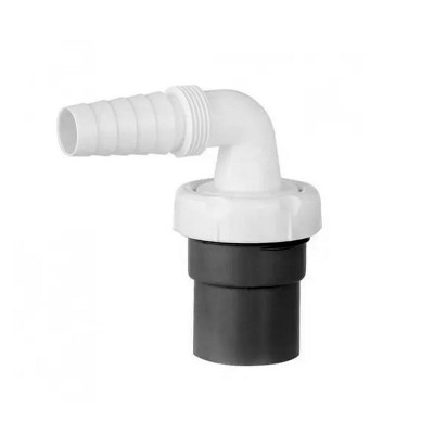 TOMA ELECTRODOMÉSTICOS SIMPLE 40X11/2" 90º PVC ENCOLAR