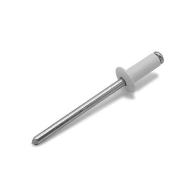REMACHE TUBULAR ALUMINIO BLANCO 4X10MM
