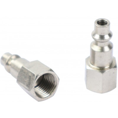 SET 2 BOQUILLAS NEUMÁTICAS 1/4" ROSCA HEMBRA 1/4" GAS