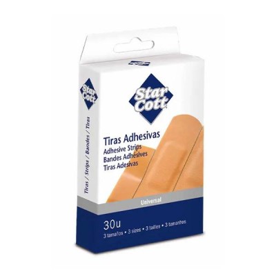 TIRITAS ADHESIVAS SURTIDAS 30UDS STAR COTT