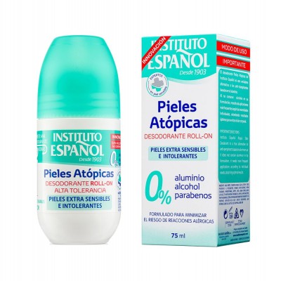 DESODORANTE ROLL-ON PIELES ATÓPICAS 75ML INSTITUTO ESPAÑOL
