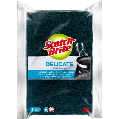 ESTROPAJO SCOTCH-BRITE AZUL NO RAYA CON ESPONJA