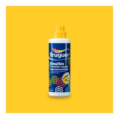 COLORANTE LÍQUIDO SUPERCONCENTRADO AL AGUA BRUGUER EMULTÍN AMARILLO ORO 50ML