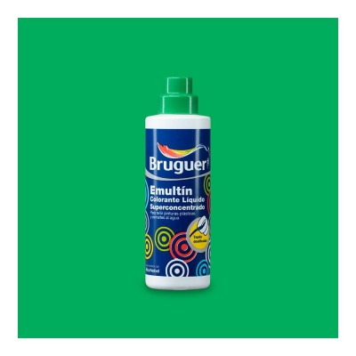 COLORANTE LÍQUIDO SUPERCONCENTRADO AL AGUA BRUGUER EMULTÍN VERDE HIERBA 50ML
