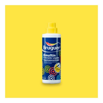 COLORANTE LÍQUIDO SUPERCONCENTRADO AL AGUA BRUGUER EMULTÍN AMARILLO LIMÓN 50ML