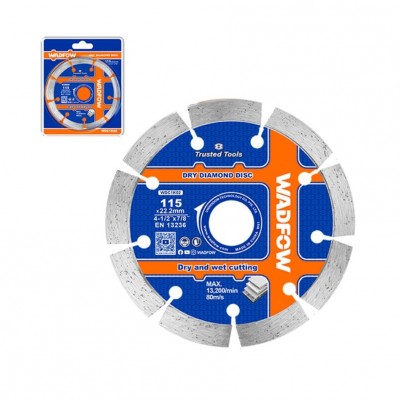 DISCO AMOLADORA DIAMANTE UNIVERSAL Ø115MM WADFOW WDC1K02