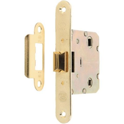 PICAPORTE 135X20X70MM E50MM LATONADO BARNIZ MOD.2000