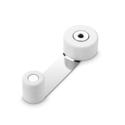 TOPE PUERTA ADHESIVO CON RETENEDOR GIRATORIO BLANCO INOFIX 2058-2