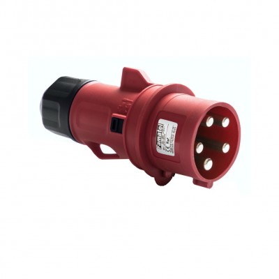 CLAVIJA CETAC MACHO 3P+T+N 32A 380-415V FAMATEL 13303