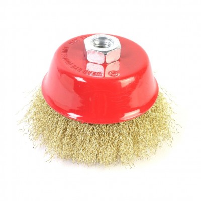CEPILLO ALAMBRE VASO Ø75MM M14 PARA AMOLADORAS SINDEX®