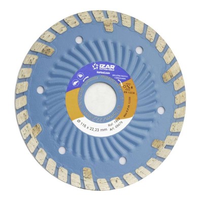 DISCO AMOLADORA DIAMANTE GRANITO / MÁRMOL Ø115X7X1,2MM PROFESIONAL