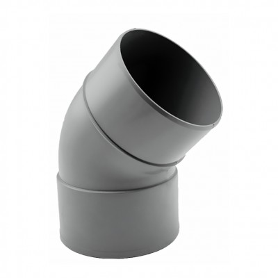 CODO PVC MACHO-HEMBRA 45º 110MM