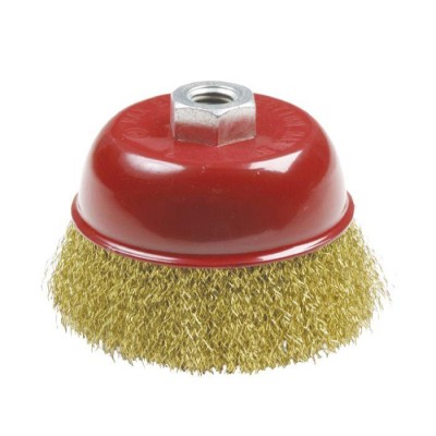 CEPILLO ALAMBRE VASO Ø100MM M14 PARA AMOLADORA AMIG