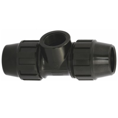DERIVACIÓN TE POLIETILENO HEMBRA 20MM X 1/2"