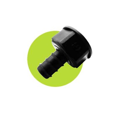 UNIÓN GOTEO ROSCA H3/4"X16MM TUERCA LOCA