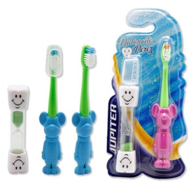 CEPILLO DIENTES RATONCITO PEREZ + RELOJ ARENA