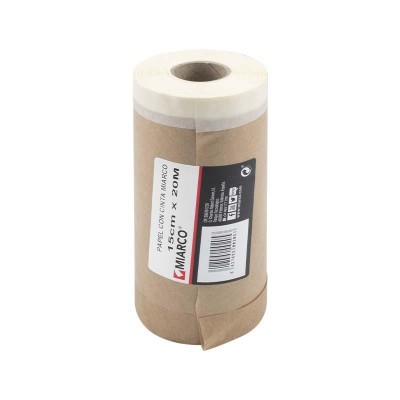 PAPEL PINTOR CINTA ADHESIVA 15CM X 20M MIARCO