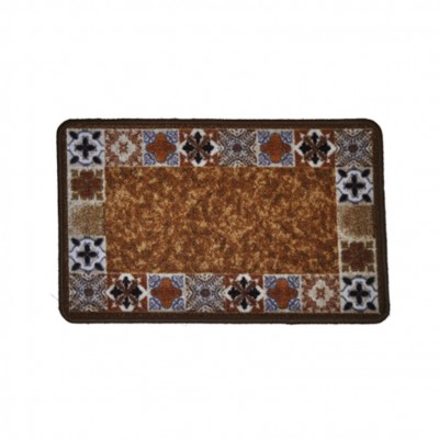 ALFOMBRA 40X67CM MOSAICO MARRÓN ALJARIZ