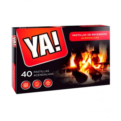 PASTILLAS ENCENDER FUEGO YA 40UDS
