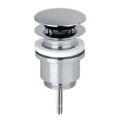 VÁLVULA CLICK-CLACK 1/14" TAPÓN 63MM CROMO