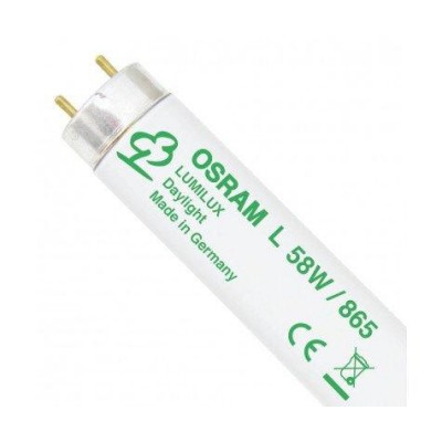 TUBO FLUORESCENTE T8 58W 865/6500K 150CM OSRAM LUMILUX