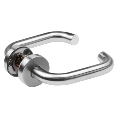 JUEGO MANILLAS ROSETA ACERO INOXIDABLE AMIG MOD.3RX
