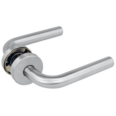 JUEGO MANILLAS ROSETA ACERO INOXIDABLE AMIG MOD.4RX