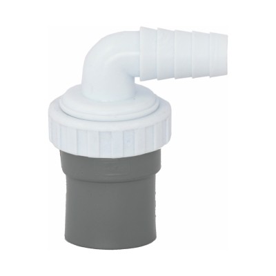 TOMA ELECTRODOMÉSTICOS SIMPLE 40X11/2" 90º PVC ENCOLAR