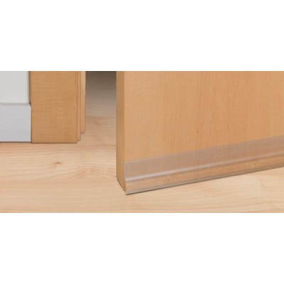 BURLETE BAJO PUERTA ADHESIVO GOMA 1M TRANSPARENTE INOFIX 2155-0