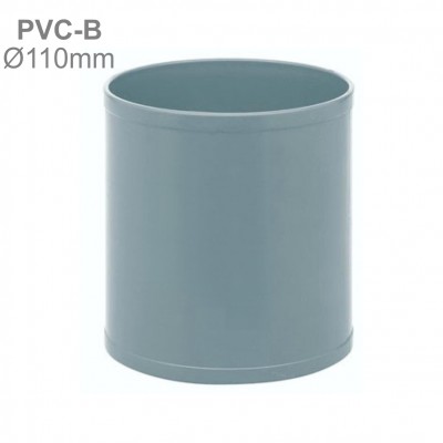 MANGUITO UNIÓN PVC 110MM H-H CORREDIZO SIN TOPE