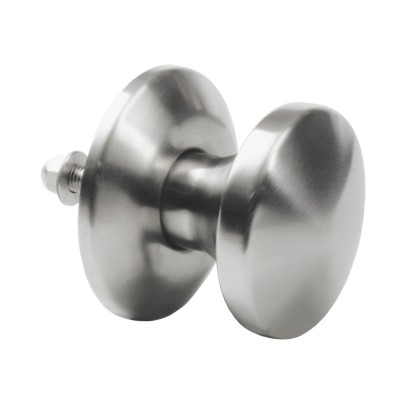 POMO FIJO PUERTA INOXIDABLE Ø80X70MM MOD.20