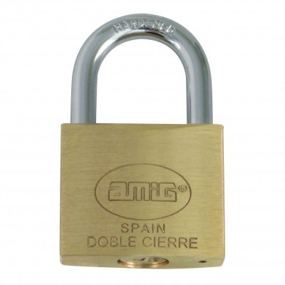 CANDADO ARCO NORMAL 60MM LATÓN MOD.2 PREMIUM AMIG