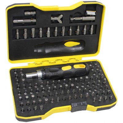 MALETÍN SET 101 PZAS. DESTORNILLADOR + PUNTAS MADER