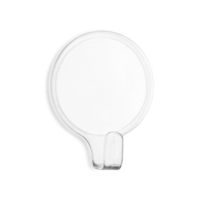 PERCHA ADHESIVA CIRCULAR TRANSPARENTE 2UDS INOFIX 2170-1