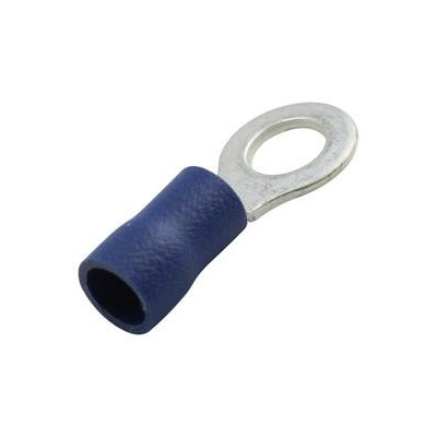 TERMINAL FASTON REDONDO AISLADO 5,3MM AZUL
