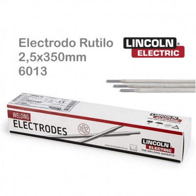 ELECTRODO RUTILO 2,5X350MM LINCOLN 6013