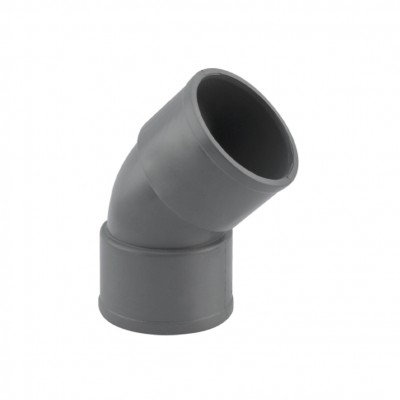 CODO PVC HEMBRA-HEMBRA 45º 40MM